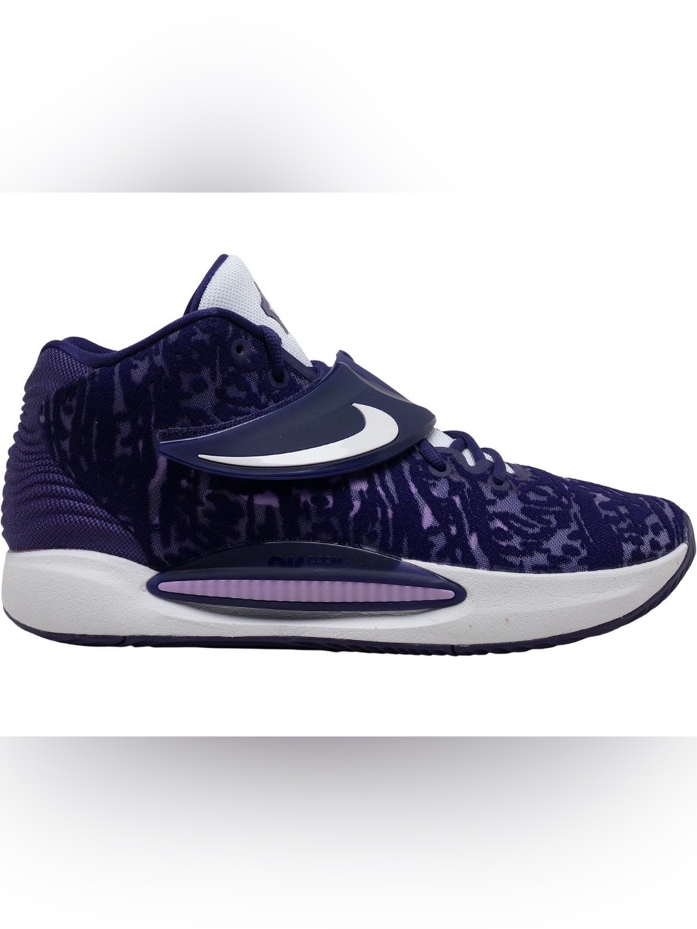 Kids Nike KD 14 TB Kevin Durant Orchid Purple basketball shoe size 4